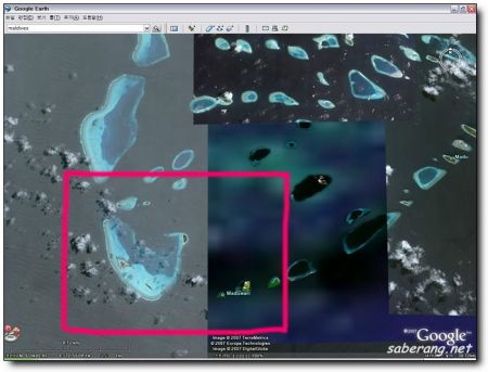 Baa Atoll 의 남쪽 지역