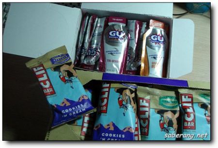 GU 에너지겔, 그리고 CLIF 에너지바